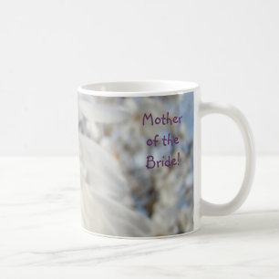 Madre de la Novia! Taza de café Magnolia Blanca