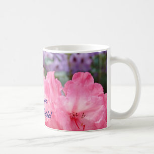 ¡Madre de la Novia! Taza de café Rosa Rhodies