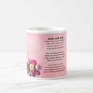 Madre de la novia - taza de los rosas