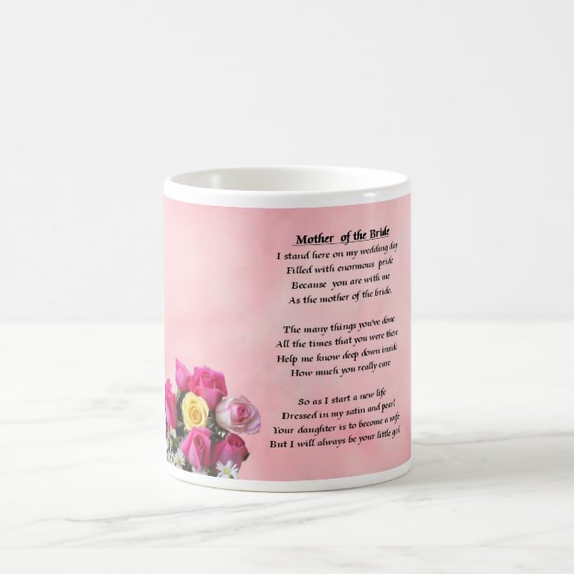 Madre de la novia - taza de los rosas (Centro)