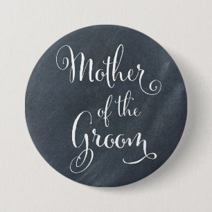 Madre de la pizarra del botón del novio