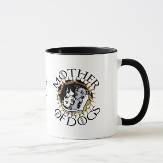 Madre de la taza de café de los perros