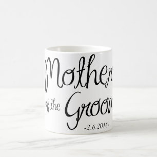 Madre de la taza de café del novio