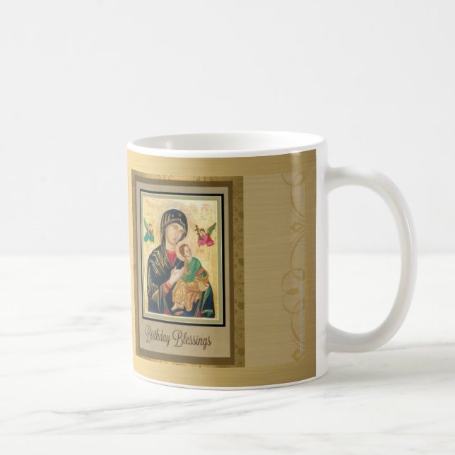 Madre de la taza de café perpetua del cumpleaños (Derecha)