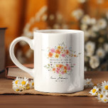 Madre de la taza de Groom | Gracias<br><div class="desc">Celebra a la Madre del Groom (o personalizar que diga Novia) con este Gorgeous Coffee Mug. ¡Esto hará que su mamá o su suegra se sientan muy especiales! Escribe un mensaje personal y sincero para tu suegra el día de tu boda. Agregue la redacción de su personalizado a este diseño...</div>