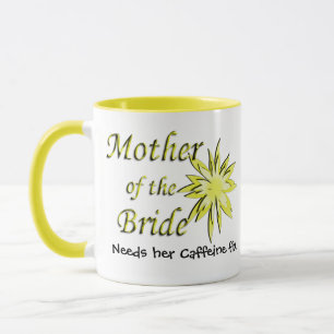 Madre de la taza de la novia
