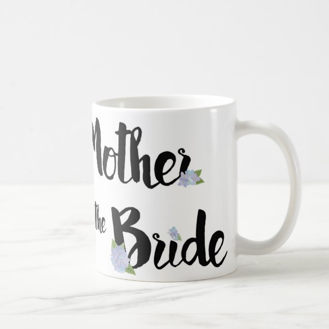 Madre de la taza de la novia - Hydrangeas púrpuras (Derecha)