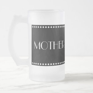 Madre de la taza helada novio