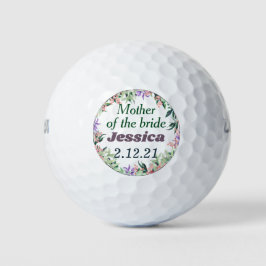 Madre de las pelotas de golf de la novia personali