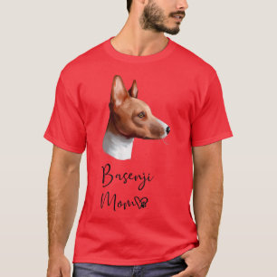 Madre de perro de Basenji, camiseta del dueño del 