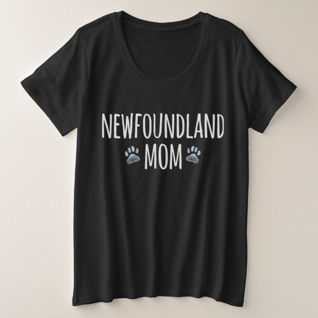 Madre de perro de Terranova | regalo de pastas de  (Anverso del diseño)