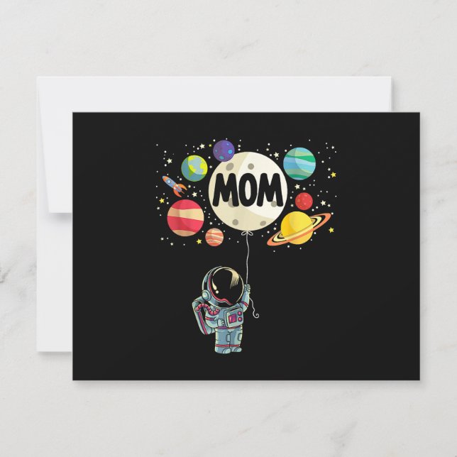 Madre del astronauta espacial Birthday (Anverso)