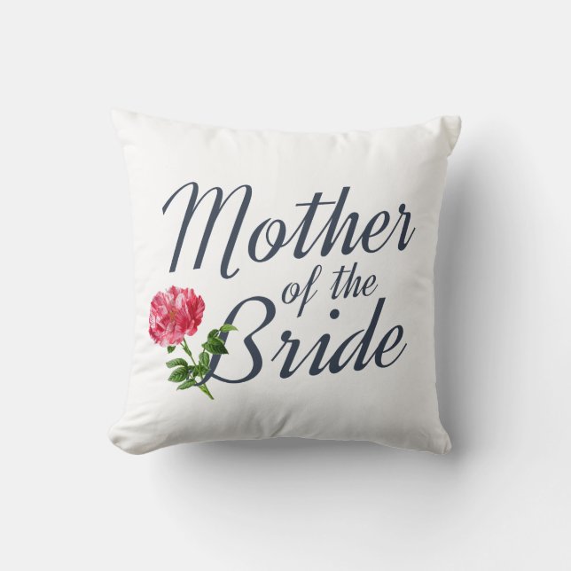 Madre del Boda de la novia| Cojín decorativo (Anverso)