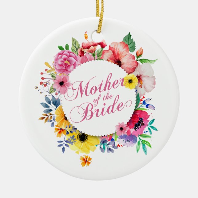 Madre del Boda de la novia | Ornamento (Frente)