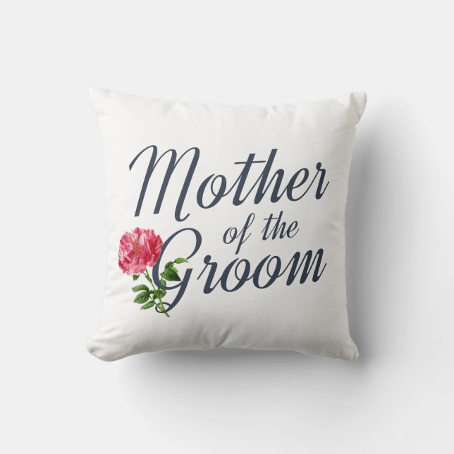 Madre del Boda Groom | COJÍN DECORATIVO (Anverso)