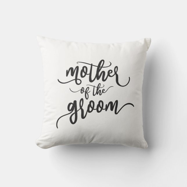 Madre del Boda Groom | COJÍN DECORATIVO (Anverso)