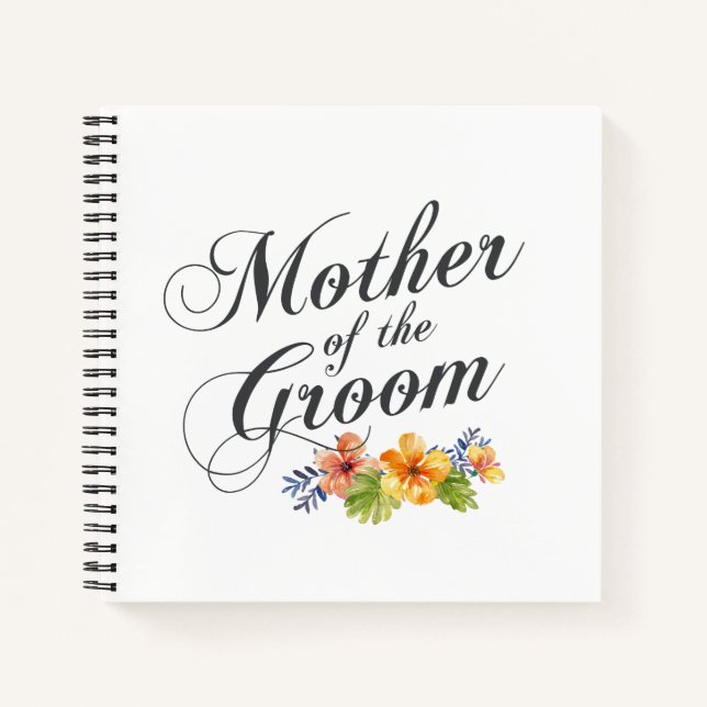 Madre del Boda Groom | Libro de visitas (Anverso)