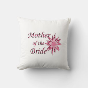 Madre del Cojín decorativo rosa de la novia