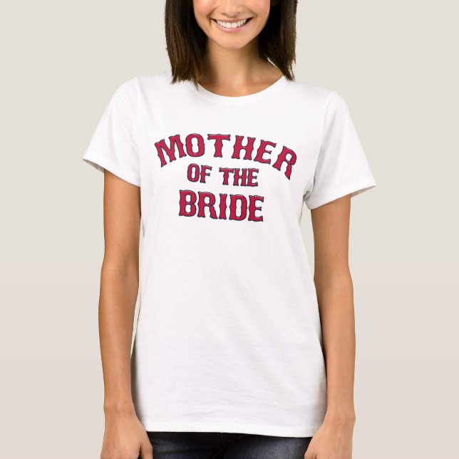 Madre del equipo de novias Est. Camiseta PERSONALI (Anverso)