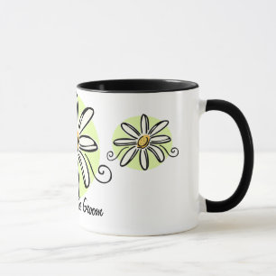 Madre del girasol de la taza del novio