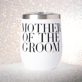 Madre del Groom Negro Moderno Personalizado elegan