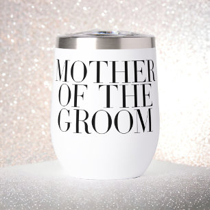 Madre del Groom Negro Moderno Personalizado elegan