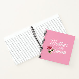 Madre del Novio Boda Caligrafía Cuaderno
