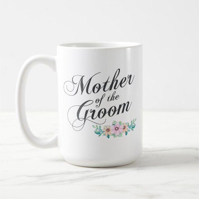 Madre del novio que casa la taza clásica del | (Izquierda)