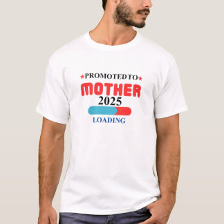 Madre divertida 2025 cargando camiseta de manga la