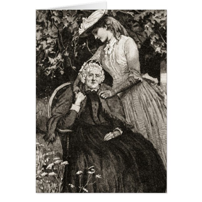 Madre e hija de ancianos (Frente)