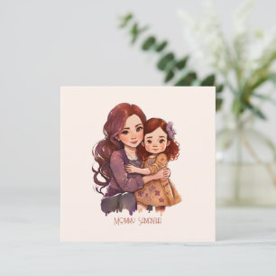 Madre e hija espárricas personalizadas