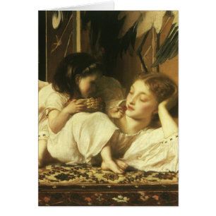 Madre e hijo (alias cerezas) por Lord Leighton