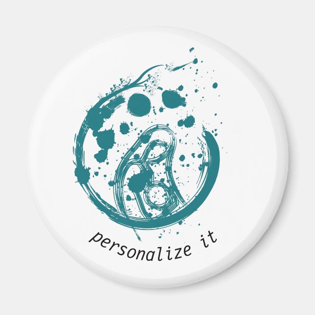 madre e hijo, estándar, imán circular de 2¼ pulgad (Frente)