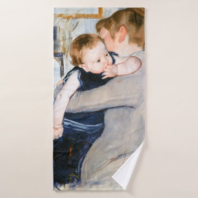 Madre e hijo, Mary Cassatt (Toalla de baño)