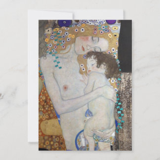 Madre e hijo por Gustav Klimt