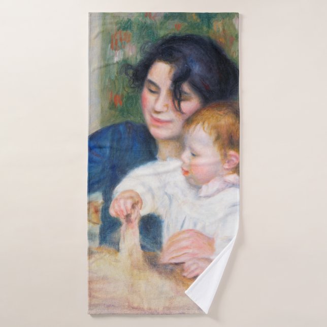 Madre e hijo, Renoir (Toalla de baño)