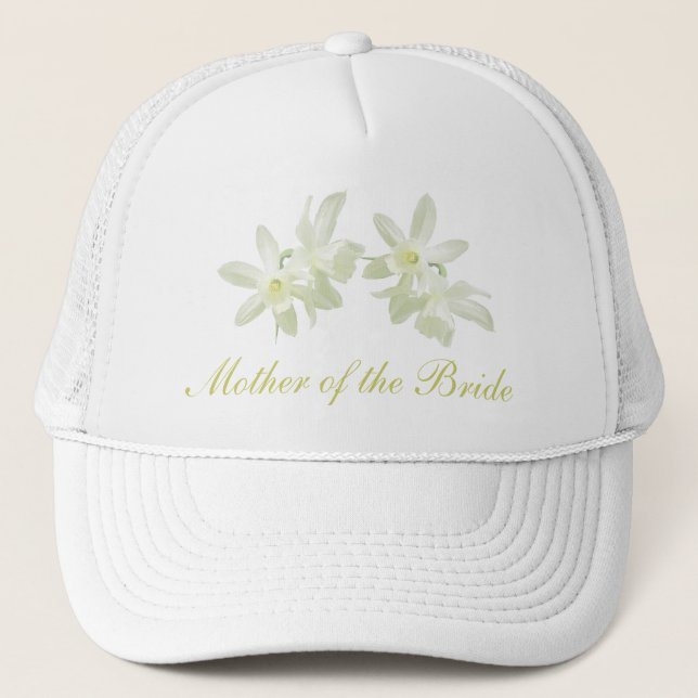 Madre floral amarilla del Gorra de novia (Anverso)