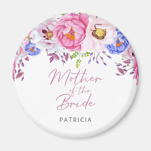 Madre floral de Rubor del imán de la novia