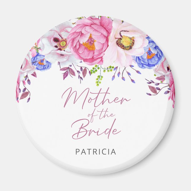 Madre floral de Rubor del imán de la novia (Frente)