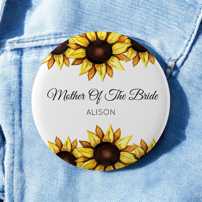 Madre girasol del botón floral de la novia (Subido por el creador)