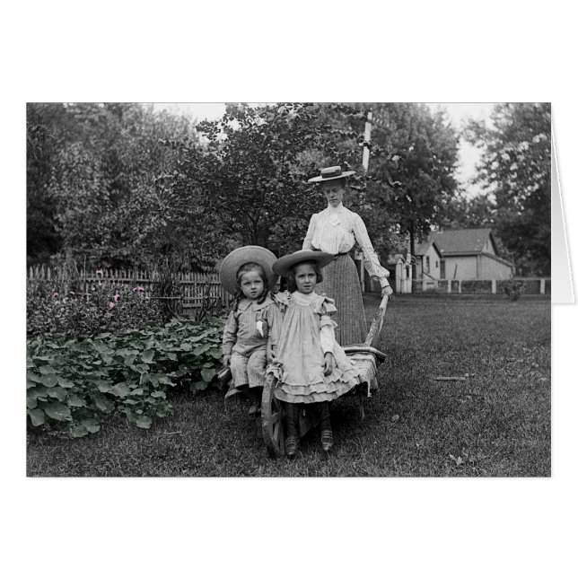 Madre hija 1890 Jardín de jardín de Heirloom (Anverso (Horizontal))