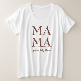 Madre linda para ser camiseta de una mujer con duc