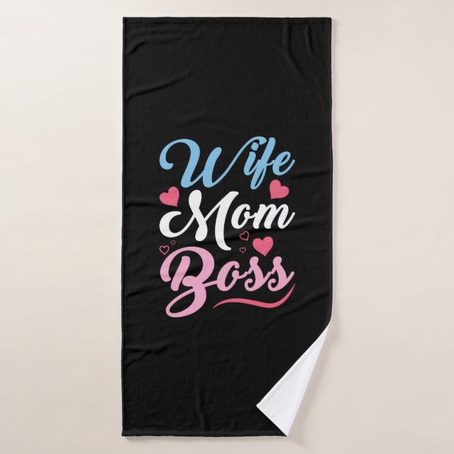 Madre madre de mamá de arte (Toalla de baño)