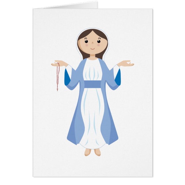 Madre Maria con el rosario (Frente)