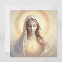 Madre María En Tonos Blancos Suaves