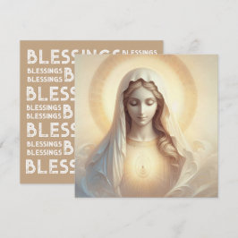 Madre María En Tonos Blancos Suaves