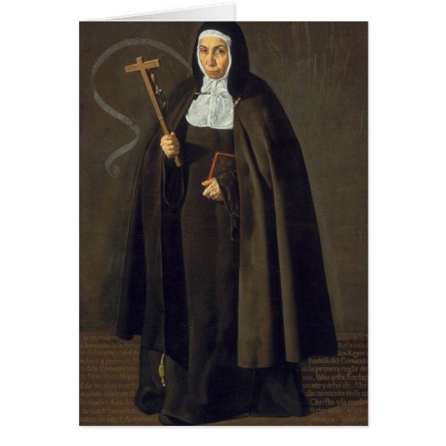 Madre Maria Jeronima de la Fuente, 1620 (Frente)