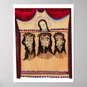 Madre María Jesucristo Pintura de arte de la Coron