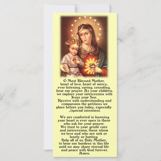 Madre María más bendecida (Anverso)