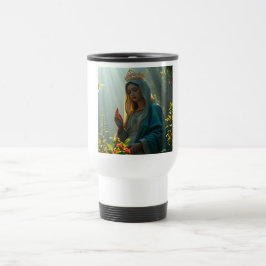 Madre María Reina de la taza de viaje del cielo